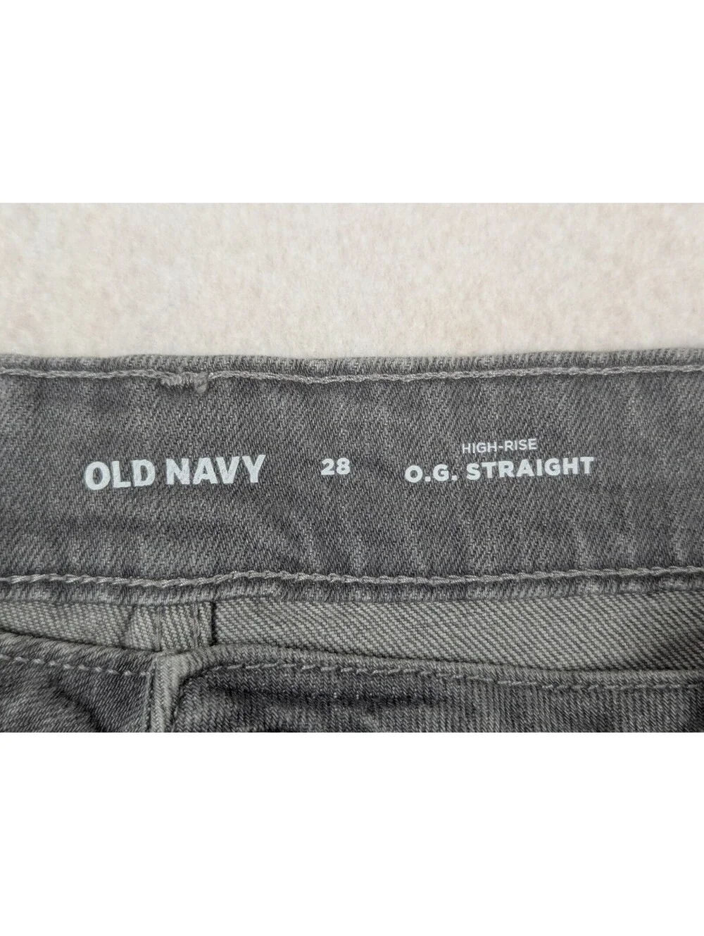 Old Navy - Women’s - O.G. Straight - High Rise - Gray - Size: 28
